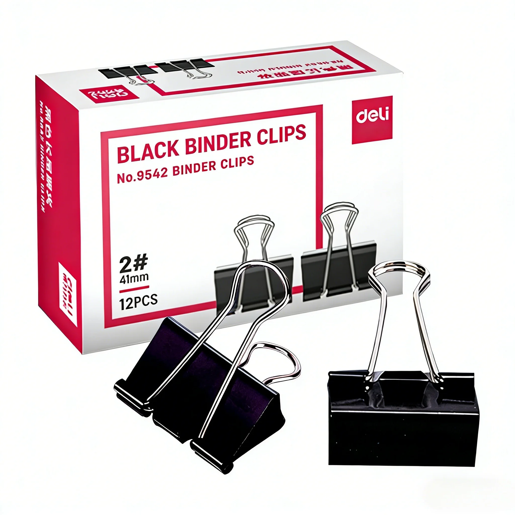 Binder Clip Assorted - Klipsy do papieru serii 954, czarne,