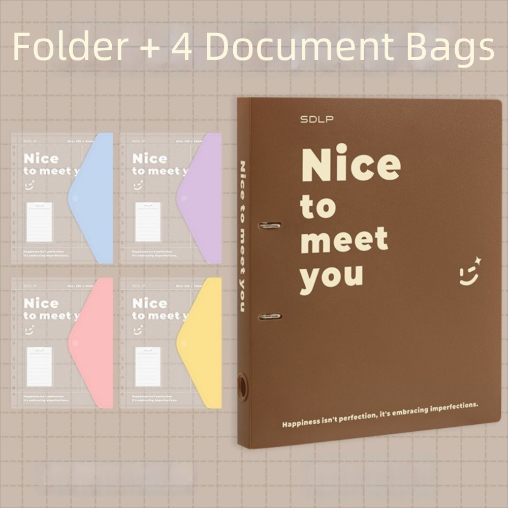 Binder Clip Assorted - Praktyczny zestaw teczek na dokumenty z
