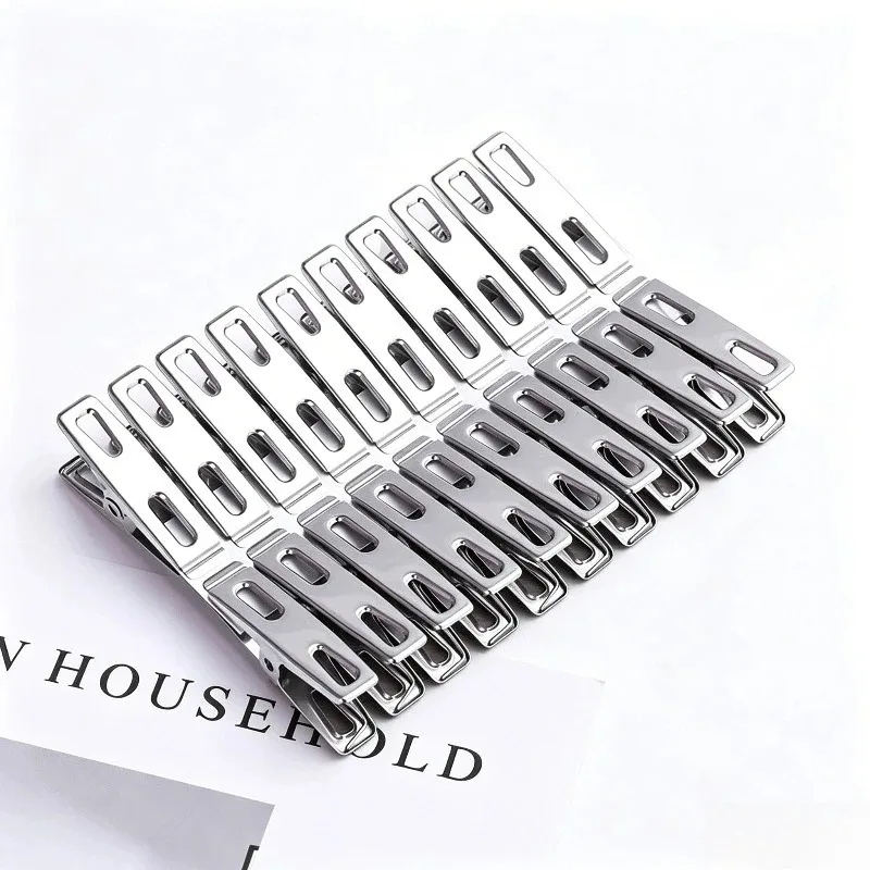 Binder Clip Assorted - 20 sztuk – metalowe klamerki do
