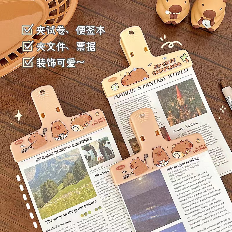Kapibara Klipsy do segregatoró – Binder Clip Assorted recenzja i cena